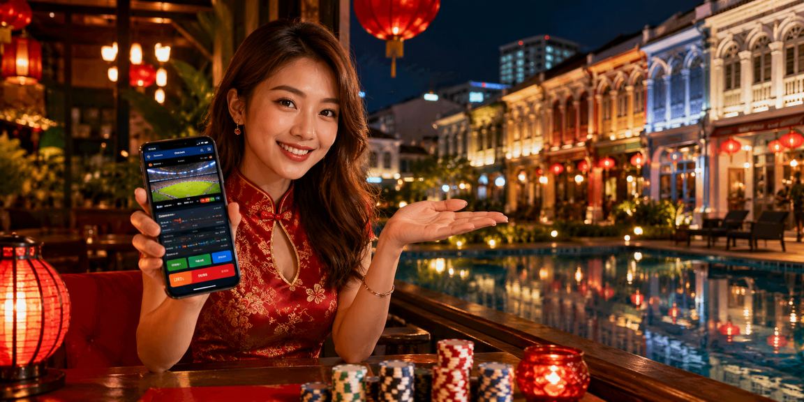 Pemain Penang bermain jackpot kasino mudah alih di telefon